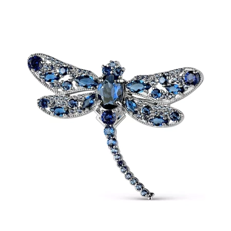 398702G042-7 Брошь (Ag 925)