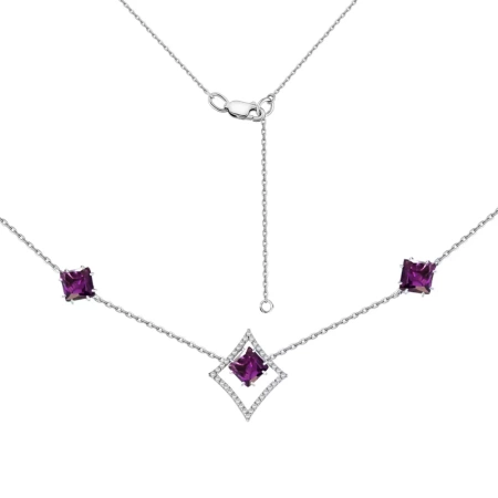 607783-001-0019 Колье (Ag 925)