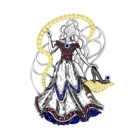 Брошь 2700058-04275 Ag 925