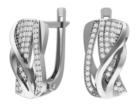 Серьги 2101290-00775 Ag 925