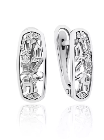 А30001пк Серьги (Ag 925)