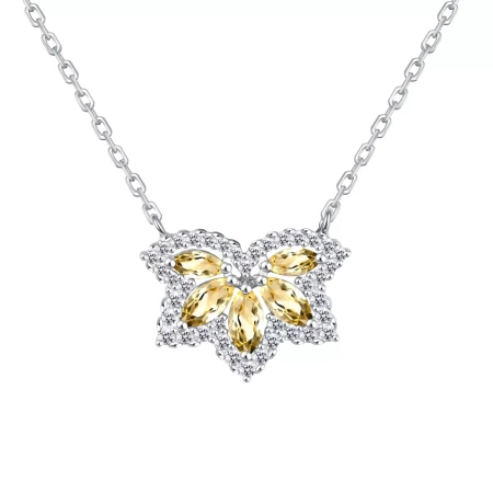 608393-007-0019 Колье (Ag 925)