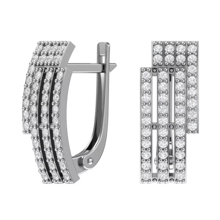 Серьги 2100741-00775 Ag 925