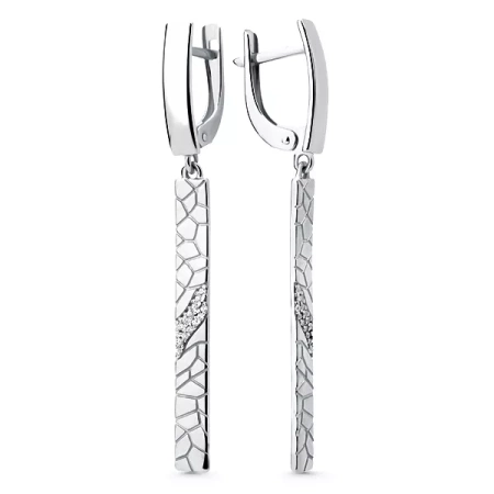 320701D450л Серьги (Ag 925)