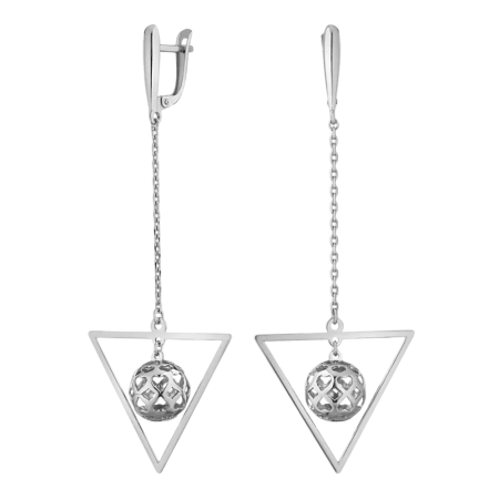 2028876 9п Серьги (Ag 925)