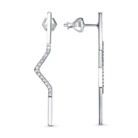 33814076Д Серьги (Ag 925)