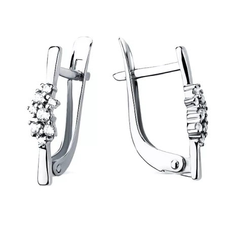 320701D068л Серьги (Ag 925)