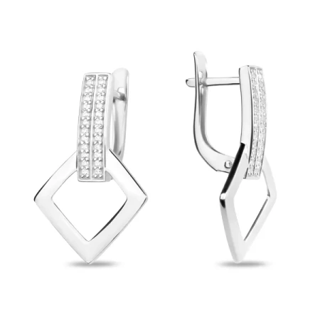 320701D850л Серьги (Ag 925)