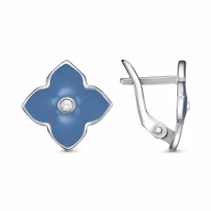 33616122Пл4 Серьги (Ag 925)