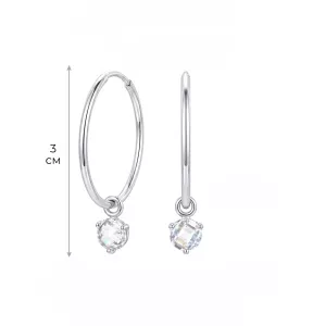 Серьги конго 0222288-00775 Ag 925