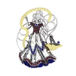 Брошь 2700058-04275 Ag 925