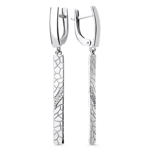 320701D450л Серьги (Ag 925)