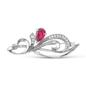 1387704Д8 БРОШЬ (Ag 925)