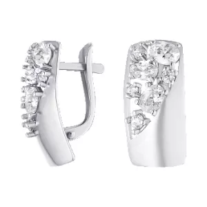 2128734 9 Серьги (Ag 925)