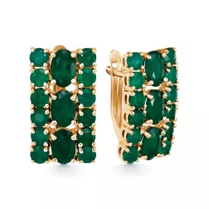 204873-075-0309 Серьги (Ag 925)