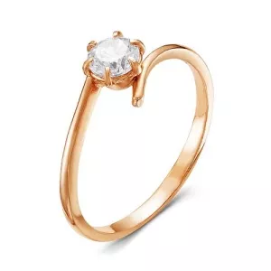 2388701 Кольцо (Ag 925) Фианит (недрагоценный камень)